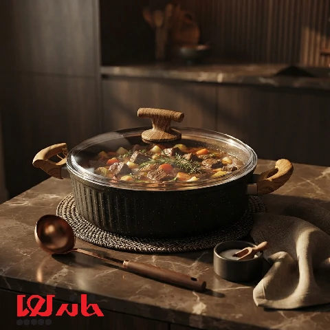 تابه چدن گرانیتی کوچک