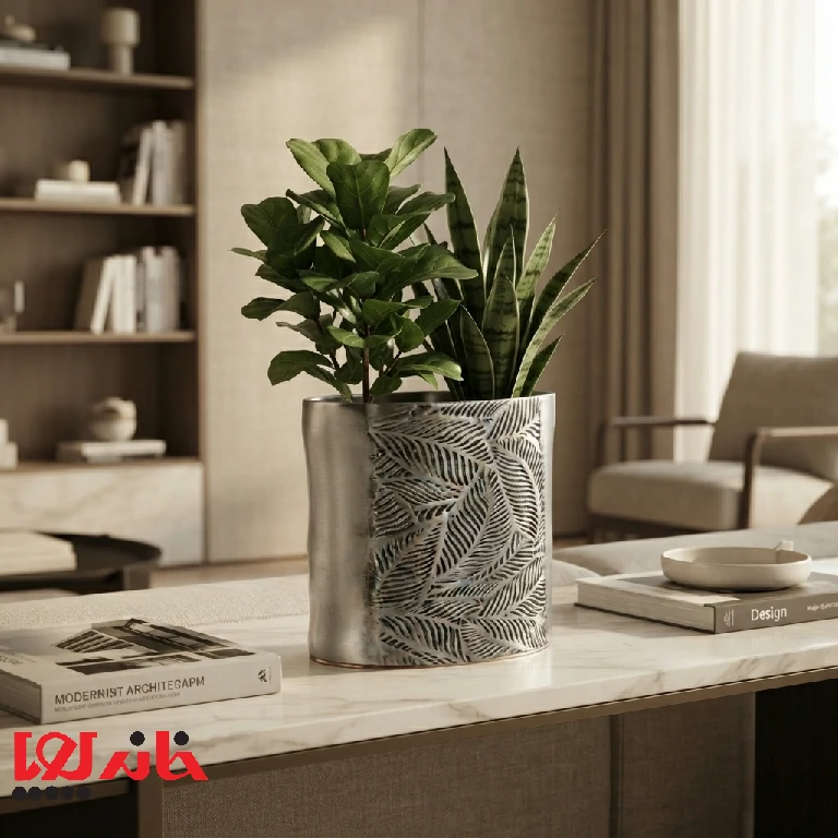 86fcf54db4779d2bff205803c67a2bf6bdc6470b_1787489103 گلدان طرح برگ نقره ای