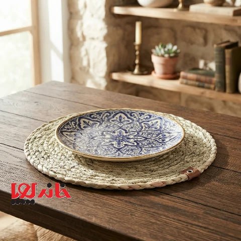 زیر قابلمه‌ای حصیری ۳۵ سانتی