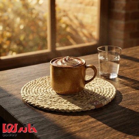 زیر قابلمه‌ای و زیر بشقابی حصیری ۲۵ سانتی