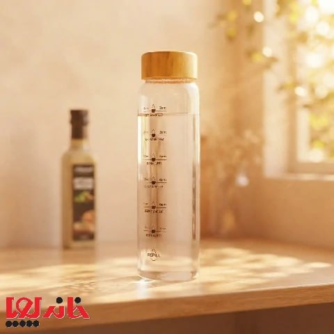 بطری آب درب بامبو