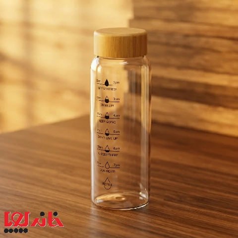 بطری آب درب بامبو
