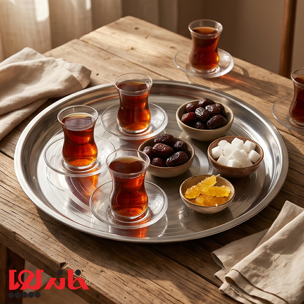 سینی استیل ۴۰×۴۰ سینی استیل ۴۰×۴۰